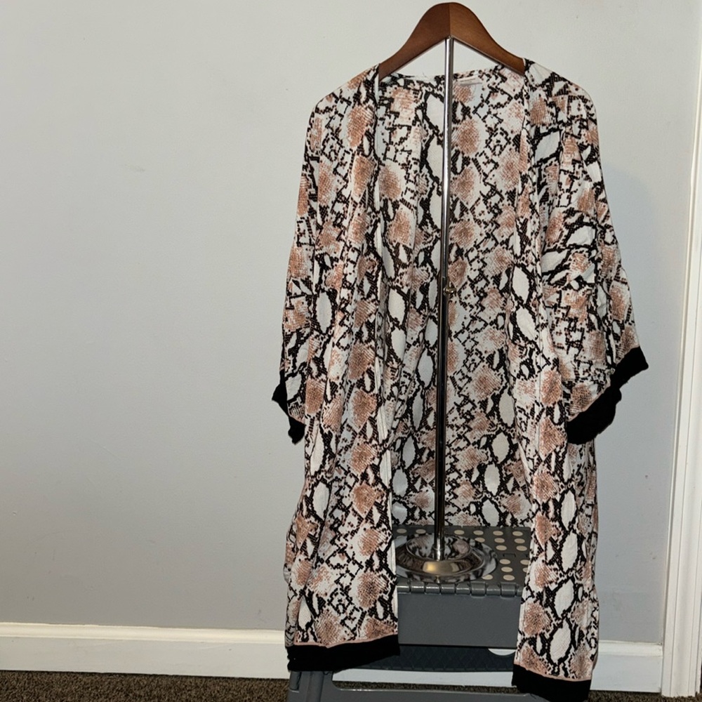 Swim Print Cover Up L-XL